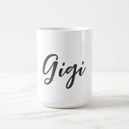 Caneca De Café Minimalist Gigi