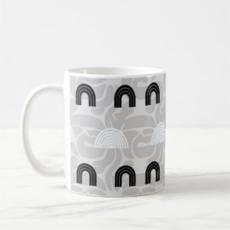 Caneca De Café Minimalist Mixed Boho Arches