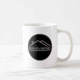 Caneca De Café Minimalist OH Typography Mug | Modern OMAÏA HOME C
