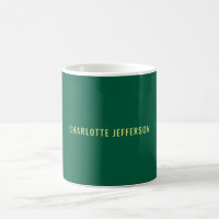 Minimalista Clássico Profissional Verde Amarelo