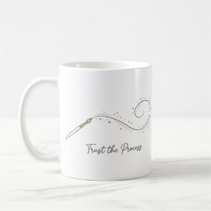 Caneca de Café Minimalista Confie No Processo