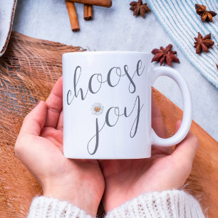 Caneca De Café Minimalista de citação inspiracional "Escolher ale