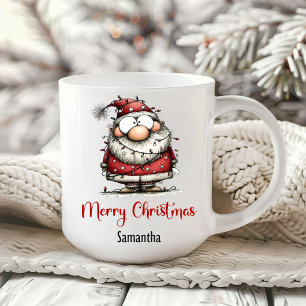 Caneca de Café Minimalista Desenho Animado Papai N