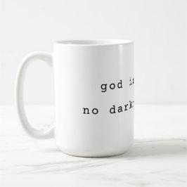 Caneca de Café Minimalista Deus é Luz