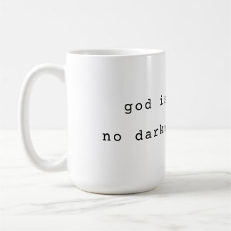 Caneca de Café Minimalista Deus é Luz