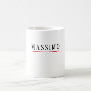 Caneca De Café Minimalista Elegante Clássico Profissional Simples