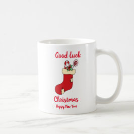 Caneca De Café Minimalista Feliz Natal e Ano Novo