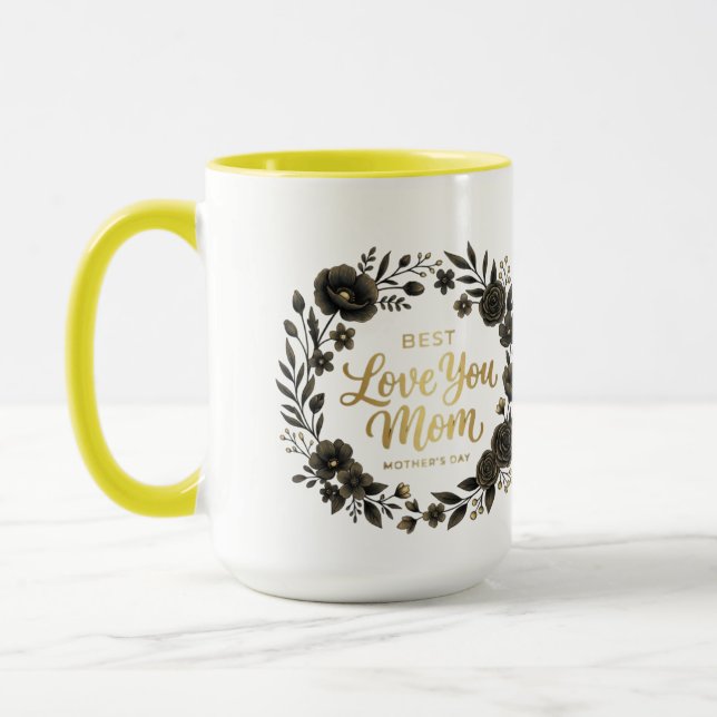 Caneca de Café Minimalista Mãe Terra (Esquerda)