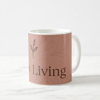 Caneca De Café Minimalista "Vida Lenta"