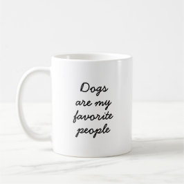 Caneca De Café Mínimo Cachorro Lover Engraçado Citação