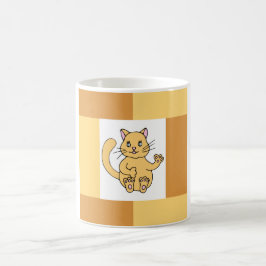 Caneca De Café Mínimo Cute Eu adoro gengibre Coffee Mug