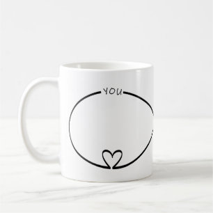 Caneca De Café Mínimo de Simplicidade, Casal de Amor
