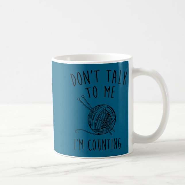 Caneca De Café Mínimo Não me fale eu estou contando (Direita)