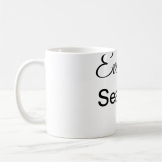 Caneca De Café Mínimo simples adicione seu nome custo local