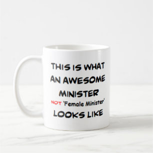 Caneca De Café ministra não é ministra, incrível