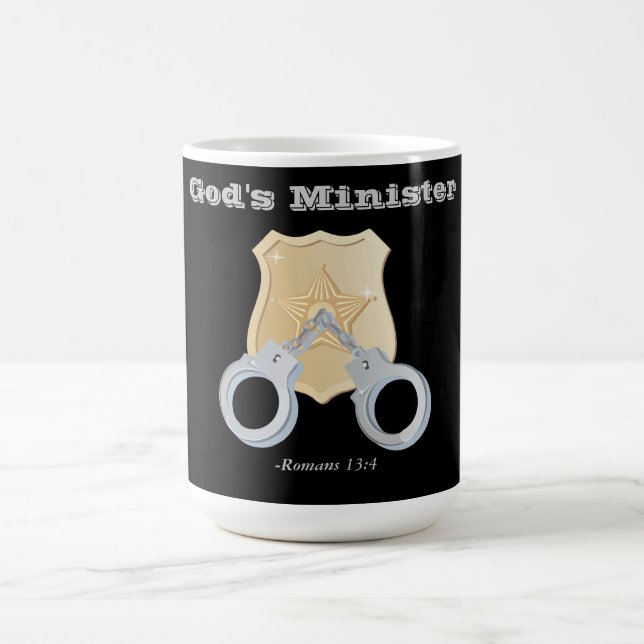 Caneca De Café Ministro de Deus Personalize com nome ou iniciais! (Centro)
