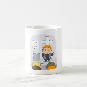 Caneca De Café Ministro Pregando para a Congregação