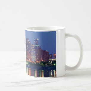 Caneca De Café Minneapolis Skyline à noite
