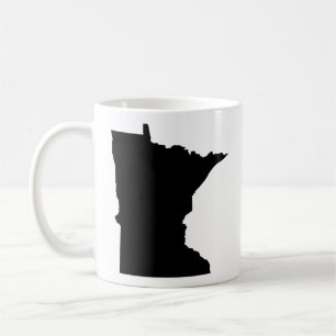 Caneca De Café Minnesota em preto e branco