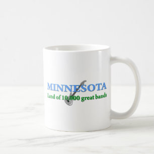 Caneca De Café Minnesota - Terra de 10.000 Bandas