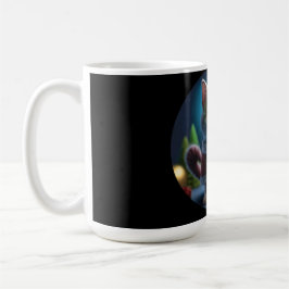 Caneca De Café Minskin Kitten Em Um Fato De Natal