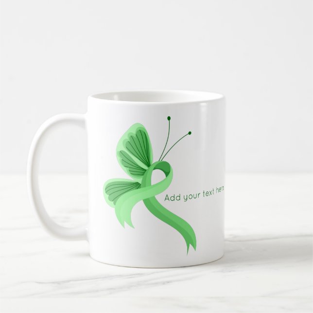Caneca De Café Mint Awarties Borboleta Borboleta Café Mug (Esquerda)