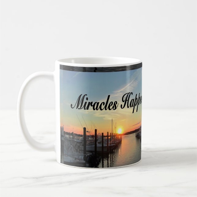 CANECA DE CAFÉ MIRÁCULOS ACONTECEM DESIGN DE FOTO SUNSET (Esquerda)