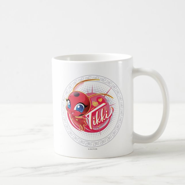 Caneca De Café Miraculous Kwami Tikki (Direita)