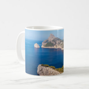 Caneca De Café Mirador es Colomer no Boné de Formentor - Maiorca