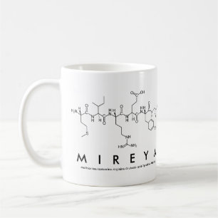 Caneca De Café Mireya peptide nome mug