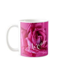 Miriam personalizável nome bonito de rosa cor-de-r