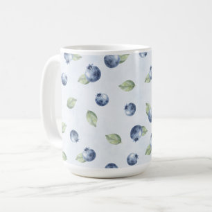 Caneca De Café Mirtilos Azuis Fruta  