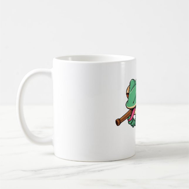 Caneca De Café Mischievon Chameleon Slingshot Hero (Esquerda)