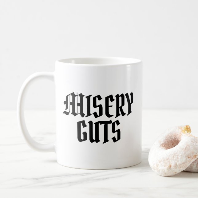 Caneca De Café Misery Guts (Com Donut)