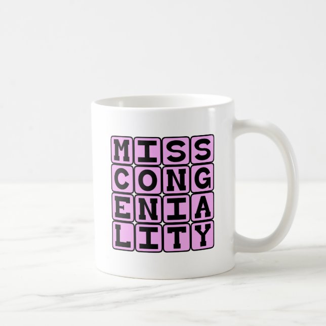 Caneca De Café Miss Simpatia, Prêmio do Concurso (Direita)