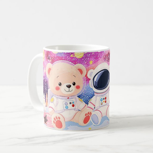 Caneca De Café Missão do Urso ao Luar (Frente Esquerda)