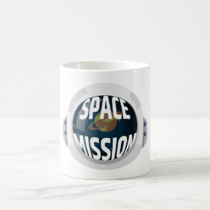 Caneca De Café Missão espacial