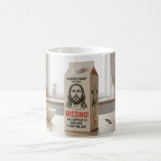 Caneca De Café Missing Jesus (Centro)