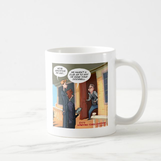 Caneca De Café Missionários Agnósticos Engraçado (Direita)