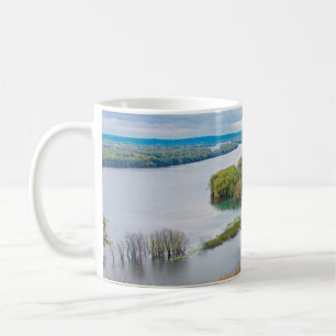 Caneca De Café Mississípir River e Wooded Bluff