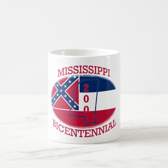 CANECA DE CAFÉ MISSISSIPPI BICENTENNIAL (Centro)