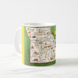 Caneca De Café Missouri Map Mug