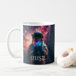 Caneca De Café Mistério Cósmico Aqua