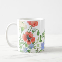 Caneca De Café Mistura de Flores Silvestres