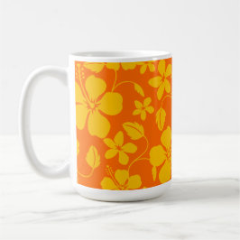 CANECA DE CAFÉ MISTURA DE LARANJA HAWAIIANA HULA (HIBÍSCUS)