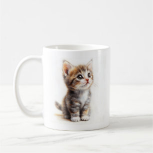 Caneca De Café Mistura Puro: Café e Gatos, Personalizável