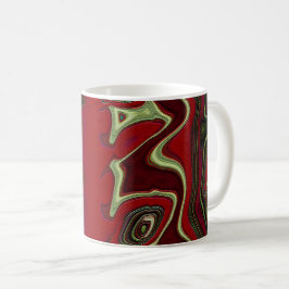 Caneca De Café Mistura Vermelha