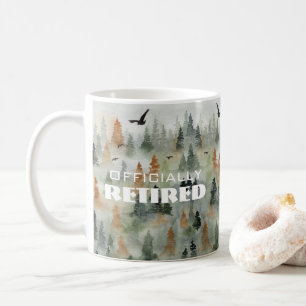Caneca De Café Misty Forest Oficialmente Aposentado