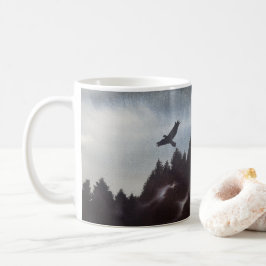Caneca De Café Misty Morning nas montanhas