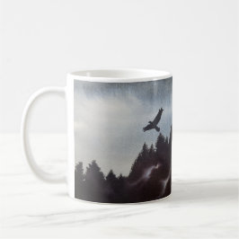 Caneca De Café Misty Morning nas montanhas